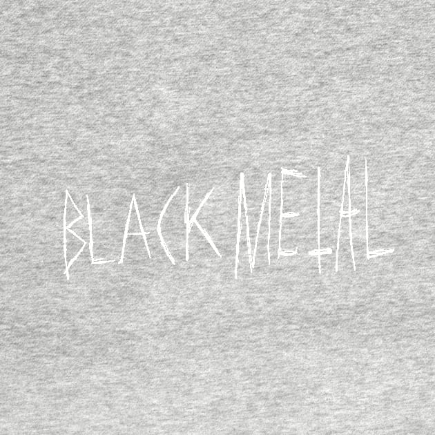 Black Metal Dark Text Design by MacSquiddles